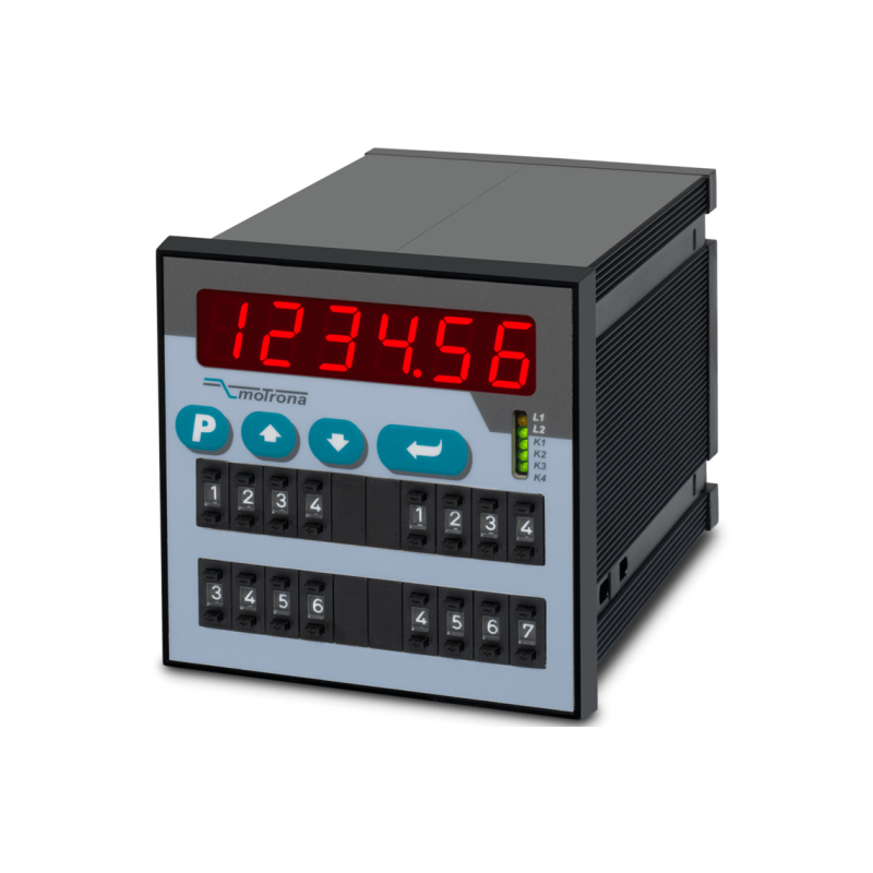 ZD640: Monitor de movimiento con 4 selectores de rueda y relés de salida - Fegemu Solutions