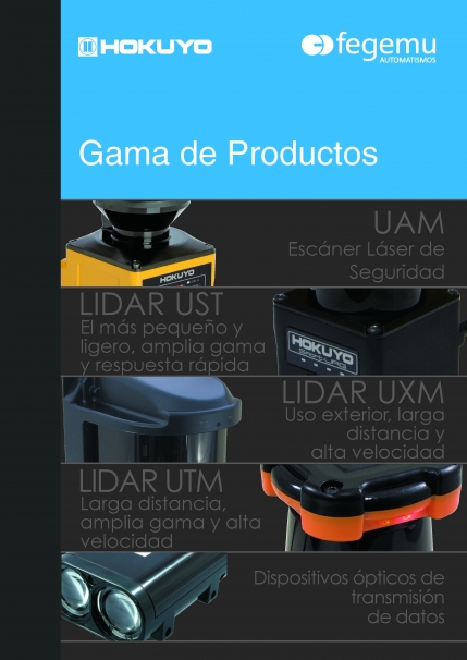 Disponible catálogo de gama de productos Hokuyo