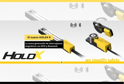 Nueva generación de interruptores HOLDX R con RFID y Bluetooth