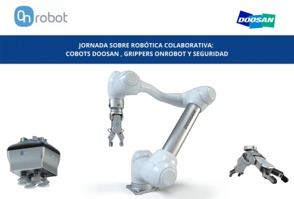 Jornada Robótica Colaborativa en Fegemu Solutions: cobots Doosan, grippers OnRobot y Seguridad