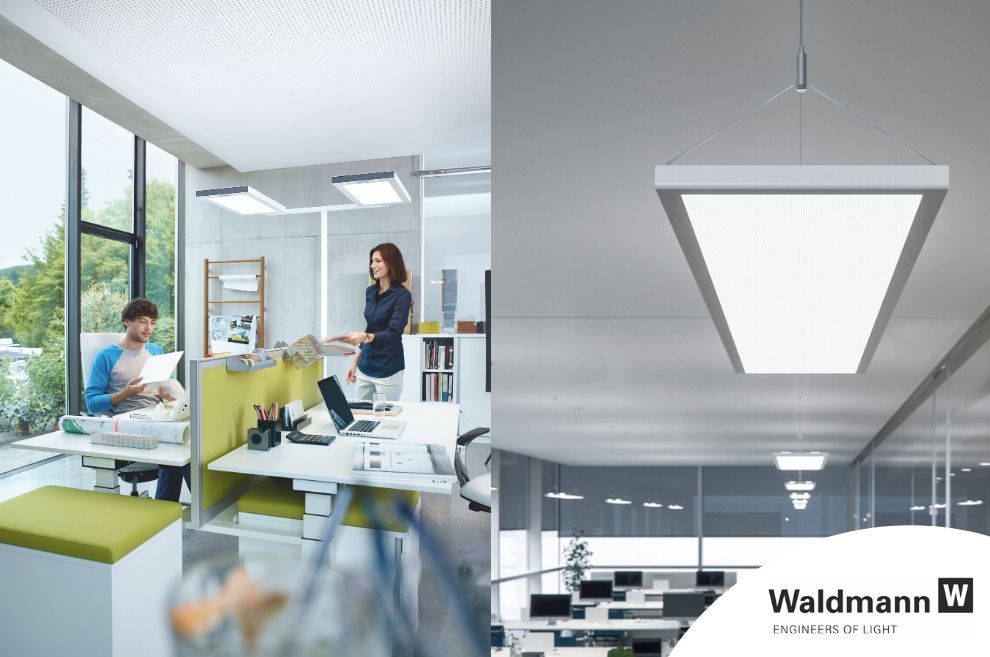 Iluminación Waldmann para oficinas