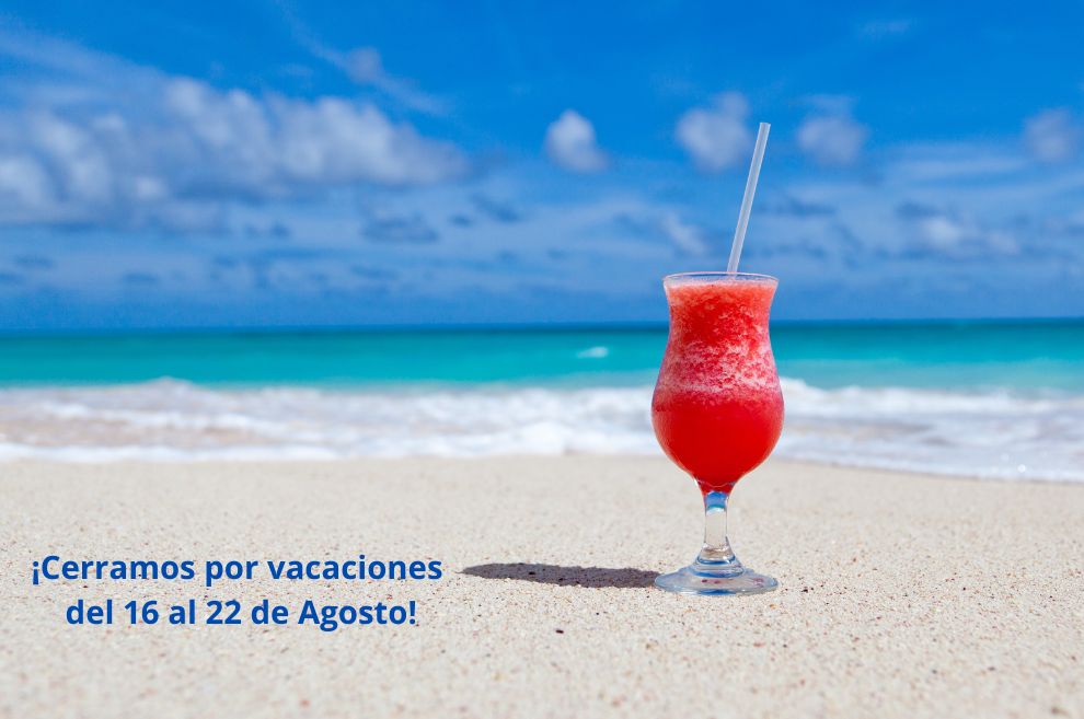 Cerramos por vacaciones