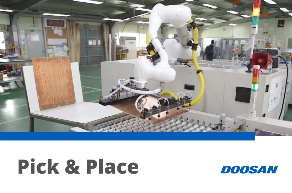 Pick & Place con robots colaborativos Doosan Robotics