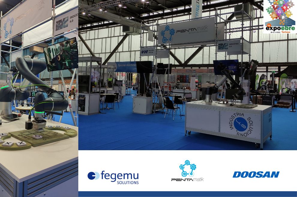 Doosan Robotics y OnRobot en Fira Expoebre con Pentamatik